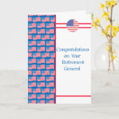 Carte de retraite pour Général (Fleur jaune)