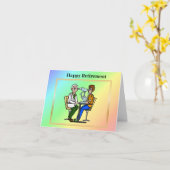 Carte de retraite pour médecin (Fleur jaune)