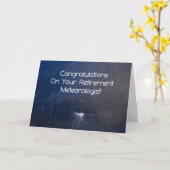 Carte de retraite pour météorologue, Température (Fleur jaune)