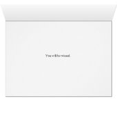 Carte de retraite pour un météorologue (Intérieur Horizontal (Bas))