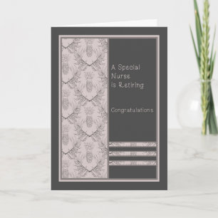 Carte de retraite pour une infirmière spéciale
