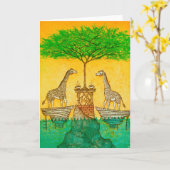 Carte de réunion (Fleur jaune)