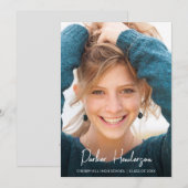 Carte de Réussite Photo Moderne (Devant / Derrière)