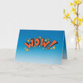 Carte de réussite Wow (Fleur jaune)