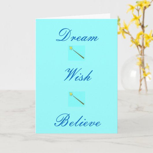 Carte de rêve (Fleur jaune)