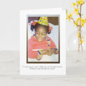 Carte de rêve d'anniversaire (Fleur jaune)