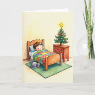 Carte de rêve de Noël pour enfants