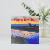 Carte de rêve pour anniversaire (Debout devant)