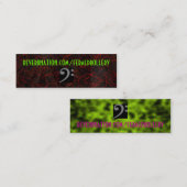 Carte de Reverbnation FD (Devant / Derrière)