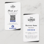 Carte de révision Facebook (Devant / Derrière)