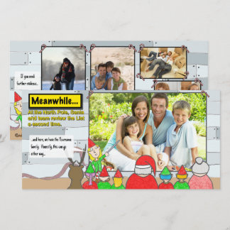 Carte de revue de liste de Noël photo