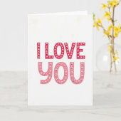 Carte de rhinestone « Je t'aime » (Fleur jaune)