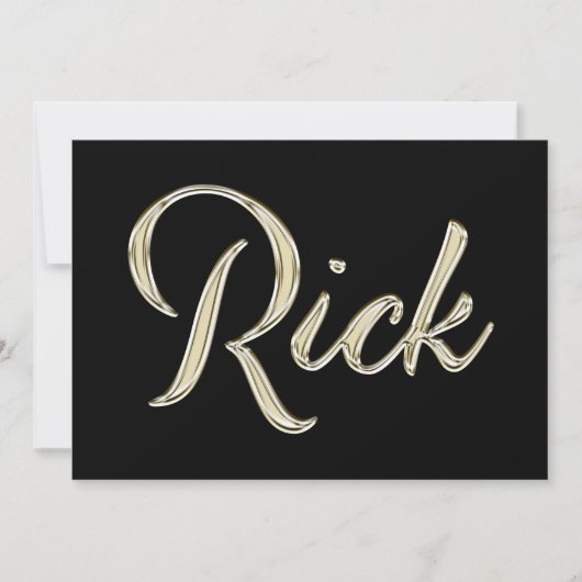 Carte de Rick White Gold (Devant)