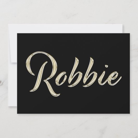 Carte de Robbie White Gold (Devant)