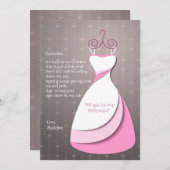 Carte de robe de femme de ménage (Devant / Derrière)