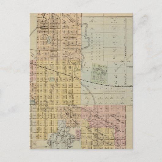 Carte de Rochester, Minnesota (Devant)