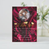 Carte de Romantique de Fête d'Anniversaire Je T'Ai (Debout devant)