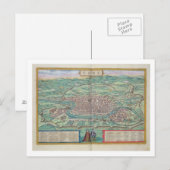 Carte de Rome, de Civitates Orbis Terrarum par Ge (Devant / Derrière)