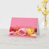 Carte de rose de la Fête des Mères (Fleur jaune)