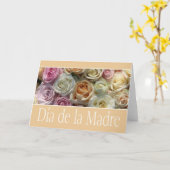 Carte de rose de la fête des mères espagnole (Fleur jaune)