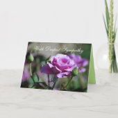 Carte de Rose de lavande vierge avec la plus profo (Devant)