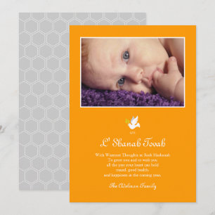 Carte de Rosh Hashanah Shana Tova Colombe de la Pa