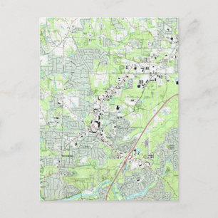 Carte de Roswell Georgia (1992)