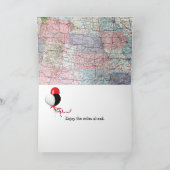 Carte De Route De La Voiture Chevy Retro 1955 (Intérieur)