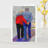 Carte de route funky (Fleur jaune)
