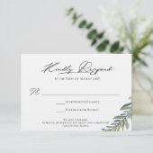 Carte de RSVP finale pour Candice (Debout devant)