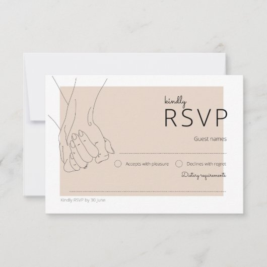 Carte de RSVP - La Suite Oliva (Devant)