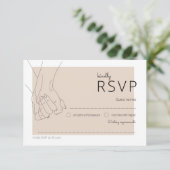 Carte de RSVP - La Suite Oliva (Debout devant)