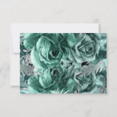 CARTE DE RSVP NOIRE POUR ANNONCE DE SAUVEGARDE FLE (Dos)