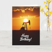 Carte de rubans de streaming d'anniversaire de fêt (Fleur jaune)