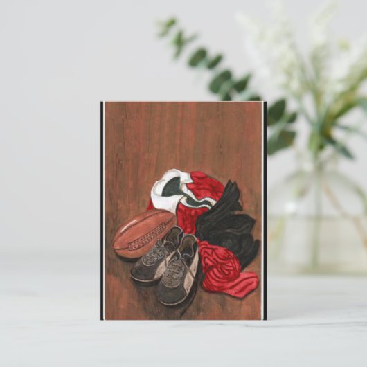 Carte de rugby vintage (Debout devant)