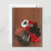 Carte de rugby vintage (Devant / Derrière)