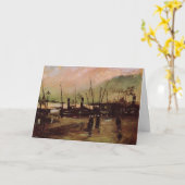 Carte De Ruijterkade in Amsterdam par Vincent van Gogh (Fleur jaune)