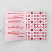 Carte de rupture de la fête de Valentines (Intérieur)