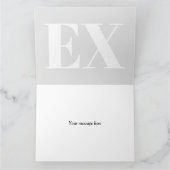 Carte de rupture personnalisée pour ex petit ami o (Intérieur)