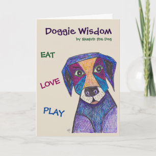 Carte de sagesse Doggie