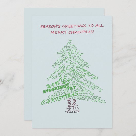 Carte de Saint-Nicolas (Devant / Derrière)