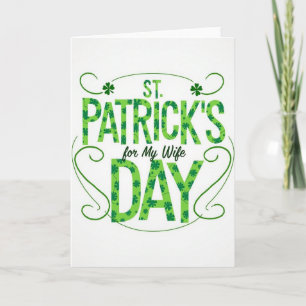Carte de Saint-Patrick pour femme