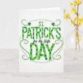 Carte de Saint-Patrick pour femme (Fleur jaune)