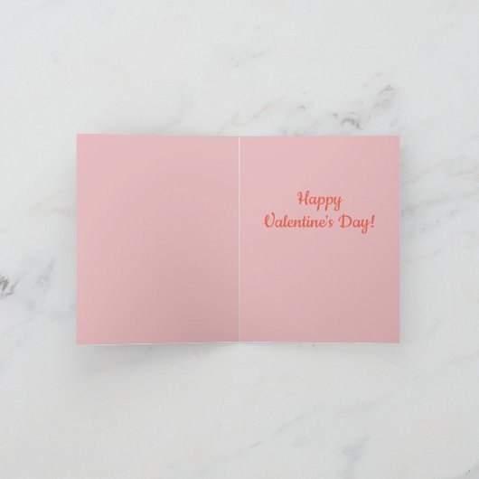 Carte de Saint-Valentin à l'oiseau de Spoonbill (Intérieur)