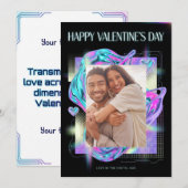 Carte de Saint-Valentin Amour Numérique Romance Co (Devant / Derrière)