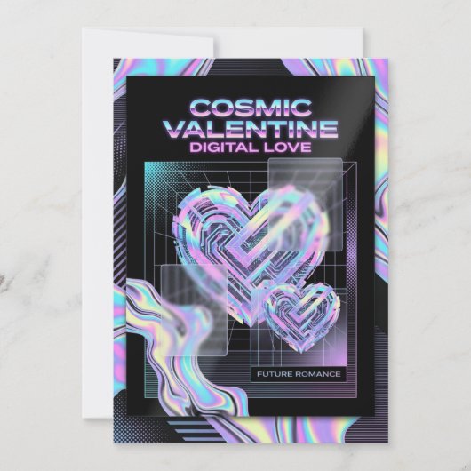Carte de Saint-Valentin Amour Numérique Romance Co (Devant)