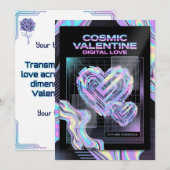 Carte de Saint-Valentin Amour Numérique Romance Co (Devant / Derrière)