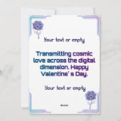 Carte de Saint-Valentin Amour Numérique Romance Co (Dos)