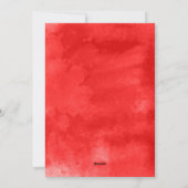 Carte de Saint-Valentin aquarelle élégante personn (Dos)