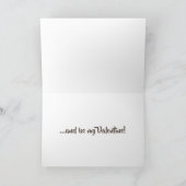 Carte de Saint Valentin avec âne caillouteux (Intérieur)